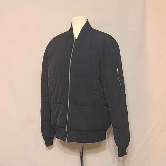 Divided H&M Black Bomber Jacket - Picture 3 of 7